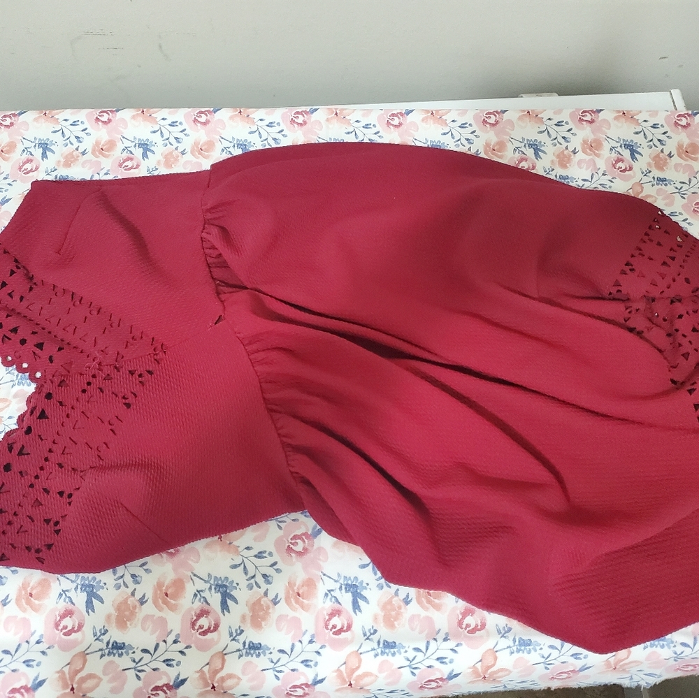 Maroon dress